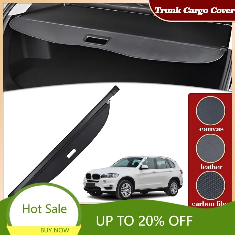 ModI – couverture de coffre de voiture pour BMW X5 M E70 F15 XDrive30i 2007 – 2018, support de colis rétractable, stockage étanche, accès automatique stable