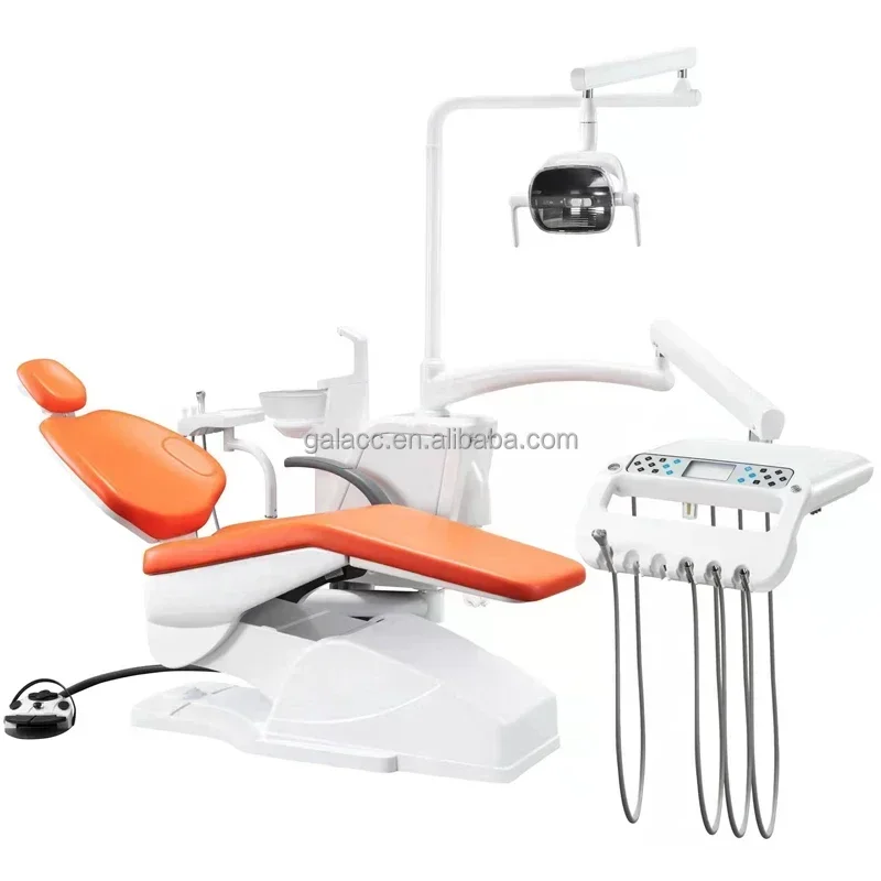 Leder Dentals Stuhl/Zahnmedizin Stuhl für linke Hand Bedienung/China Dentals Stuhl Instrument