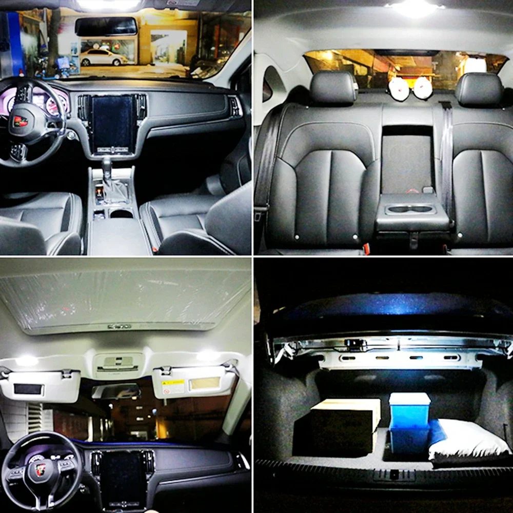 2 قطعة BA9S BAX9S BAY9S H6W T11 T4W مصابيح Led فائقة السطوع سيارة الداخلية القراءة مصابيح بشكل قبة أضواء وقوف السيارات 6000K الأبيض 12 فولت 24 فولت #6