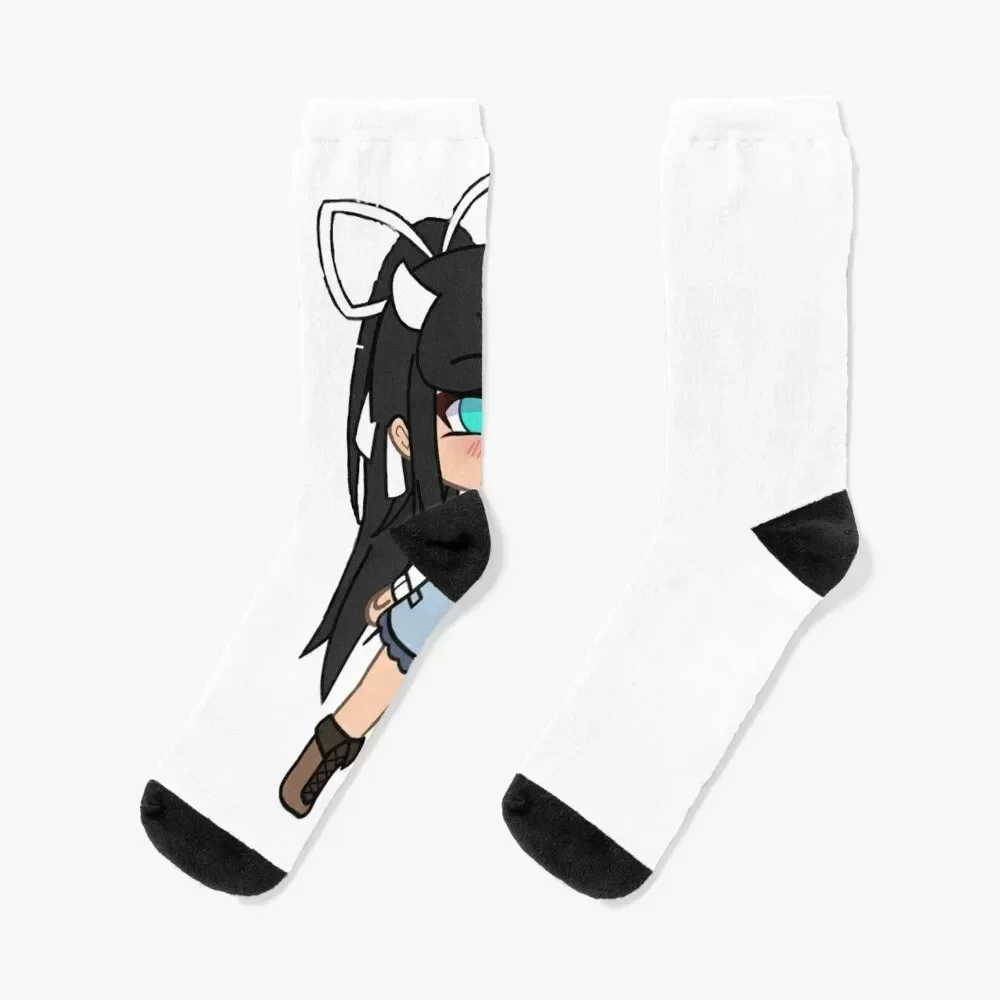 

Gacha Life Design - Cute Girls Gacha Life Cute Boys Gacha Life Series-GLMM, Socks Rugby custom Socks Female Men's