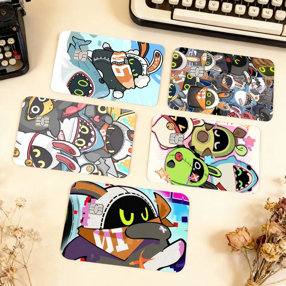 

GAME Bangboo Waterproof Film Skin Cover Credit Card Stickers Debit Front Bank Bus Pass