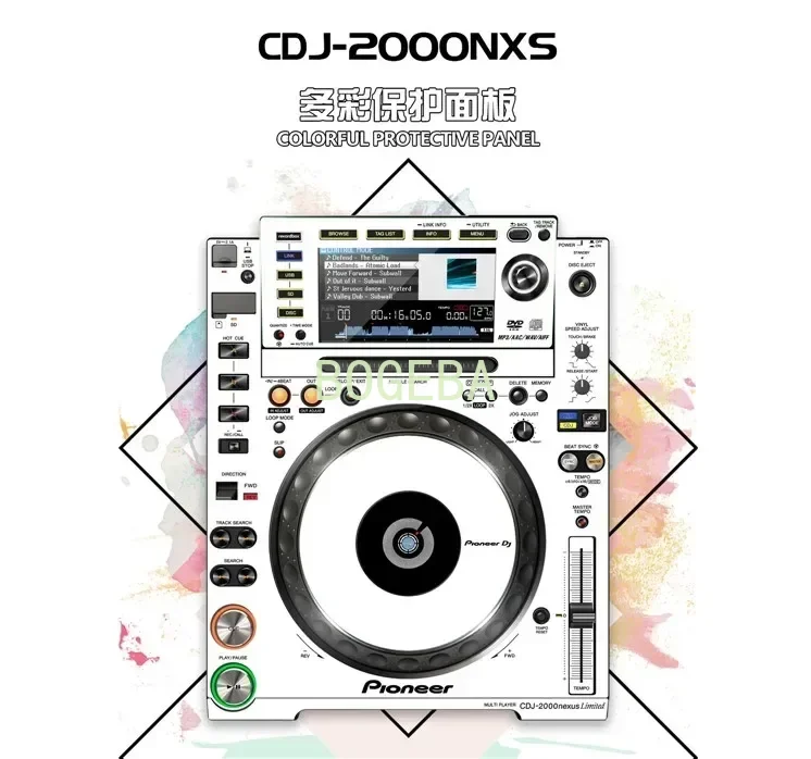 DJ controller protective film CDJ-2000NEXUS second-generation disc lighter skin sticker  film material color can be customized