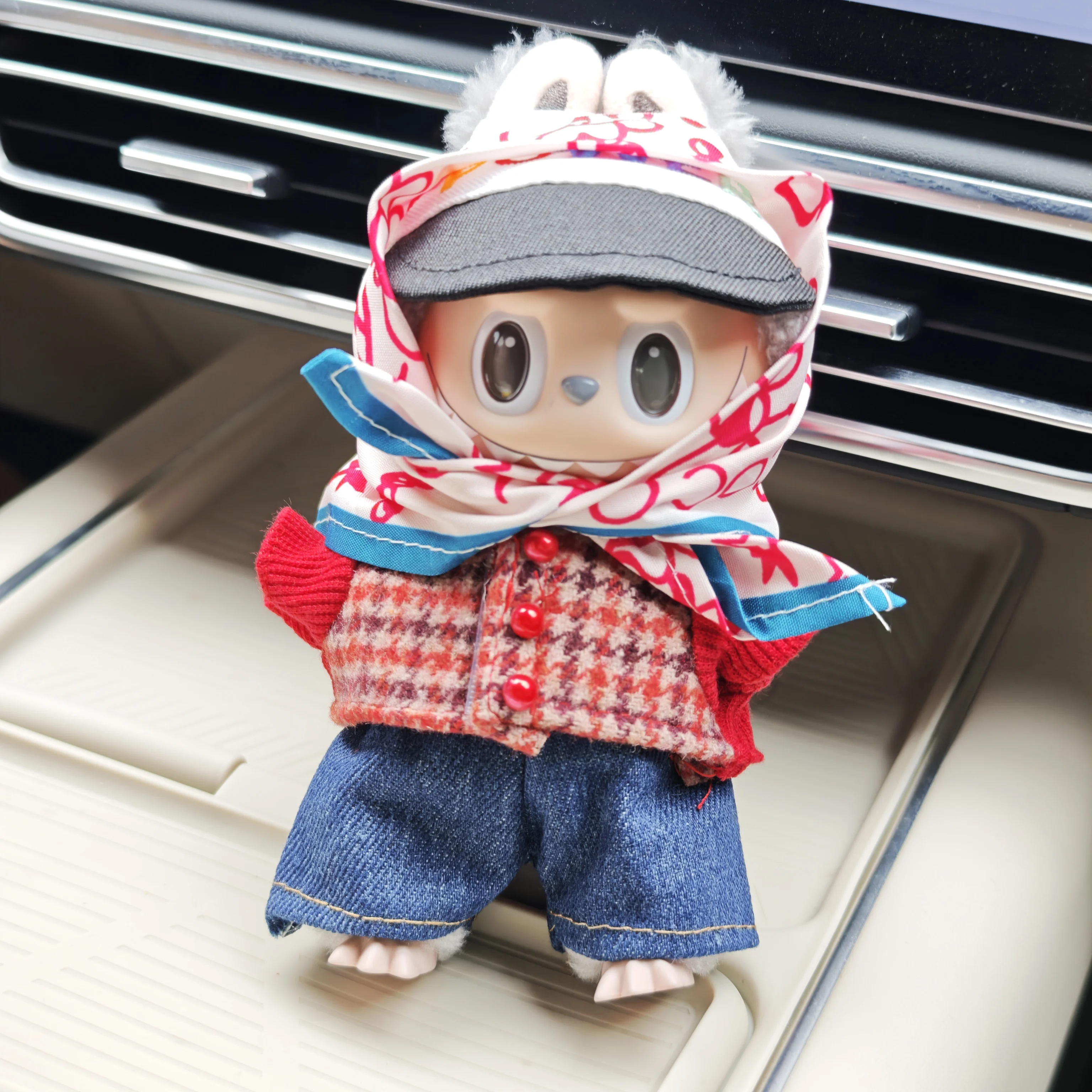

Cute Labubu Doll Clothing Suit GD Same Style Set DIY Accessories 15-17cm Clothes Toy Gift For Girl Kid Friend