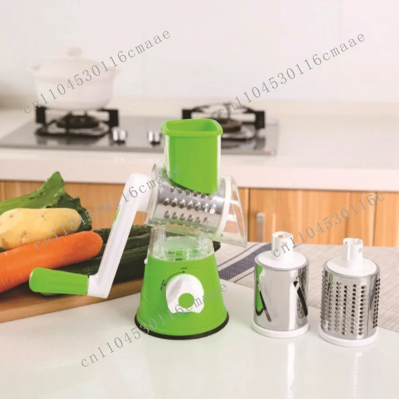 Hand roller Vertical multifunctional vegetable cutter Planner Vegetable cutter Three kinds of knife heads Kitchen gadgets