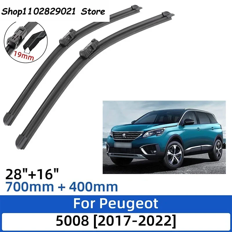 2PCS For Peugeot 5008 2017-2022 28\