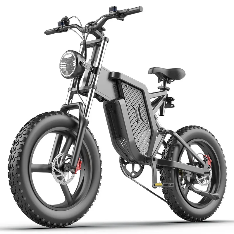 

EKX X20 Electric Bicycle 30AH 2000W 48V Adult Mountain Ebike 20 Inch Mountain Moped Men's Road Hydraulic Oil Brake Electric Bike