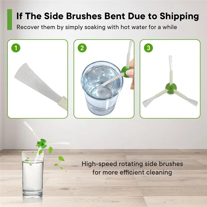 A85I-مجموعة ملحقات لـ Irobot Roomba Combo 10 Max، Combo J9+، Combo J7+/Plus أكياس ممسحة مرشح الفرشاة