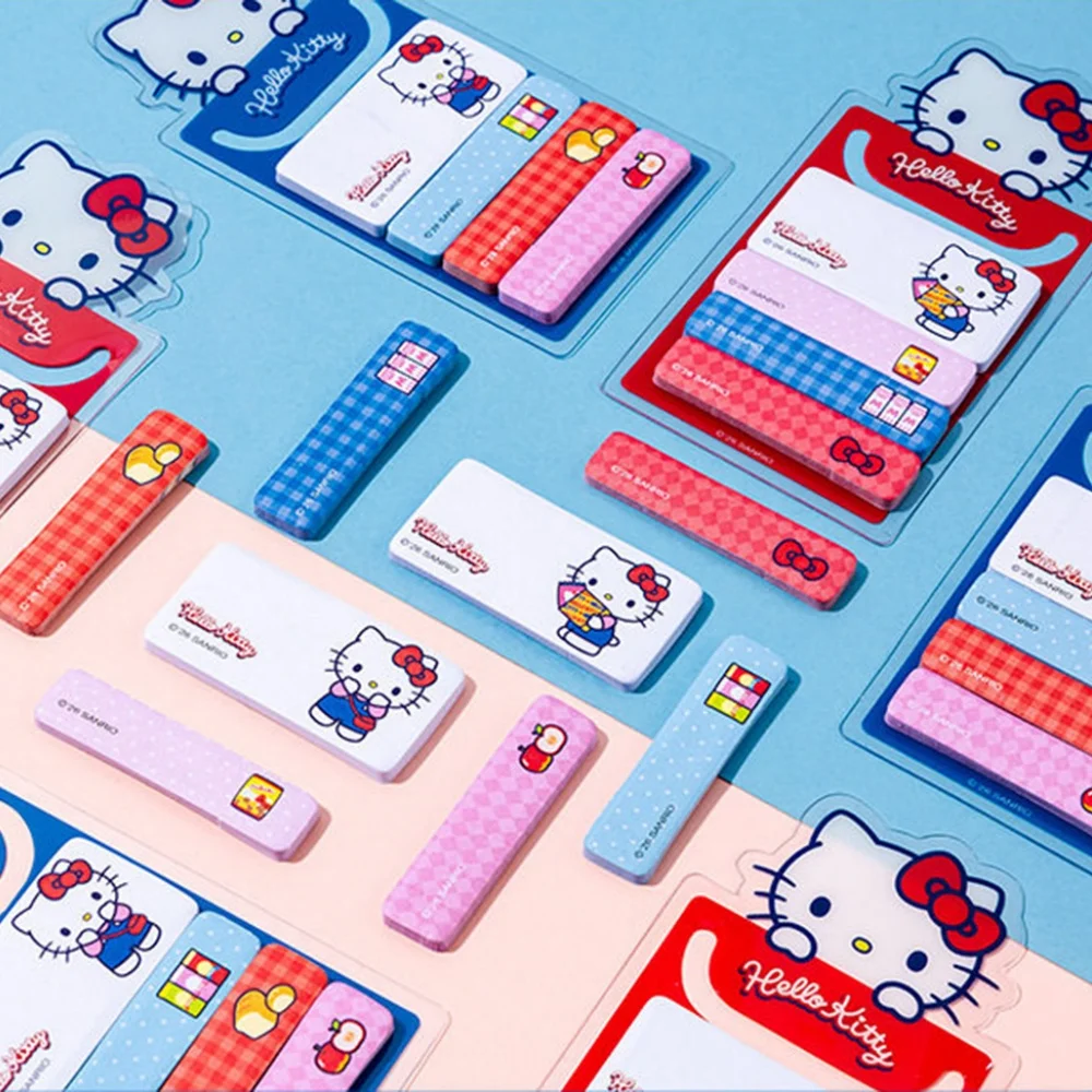 Genuine Sanrio Sticky Note Cute Hello Kitty Sticky Index Tab Memo For Planner Journal Book Marking School Office Stationery Gift