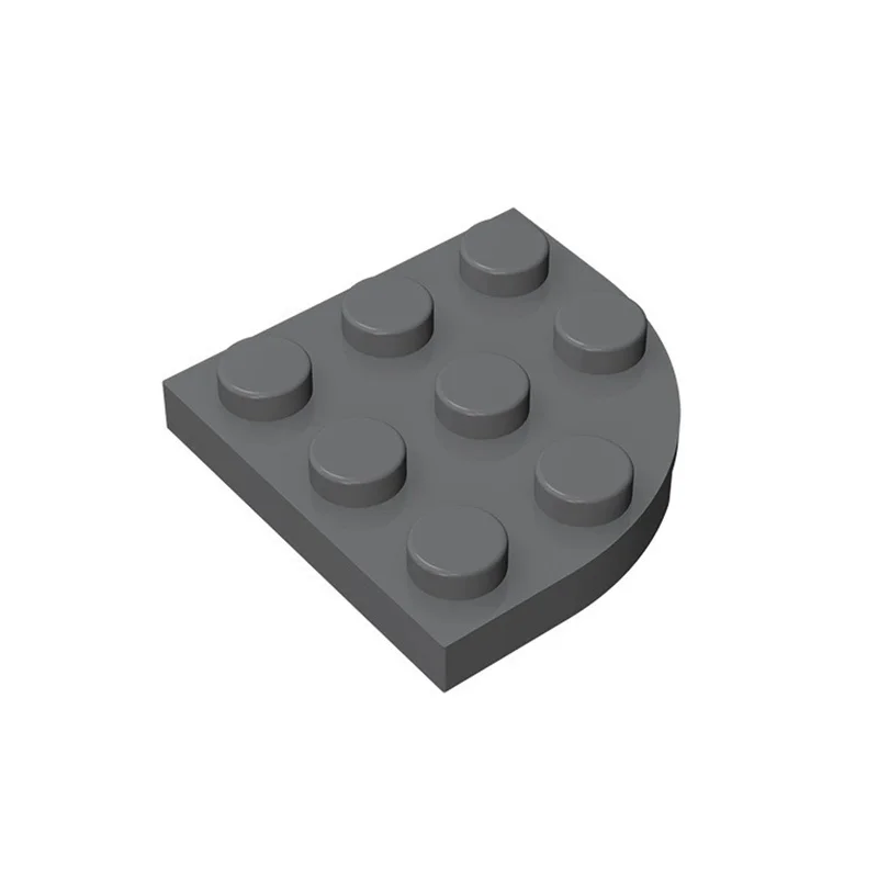 50 Stück Moc 30357 Runde Eckplatte 3x3 für Bausteine Teile DIY Lehrreiches Technik-Zubehör Geschenk Lehrreiches Spielzeug – Detail 2