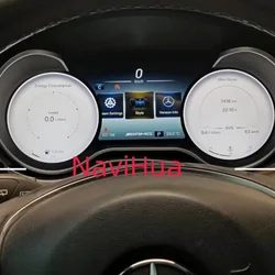 NaviHua 12.3 Inch LCD Car Speedometer Dashboard Gauge For Mercedes Benz ML GL R GLE GLS G Class Virtual Cockpit Instrument New