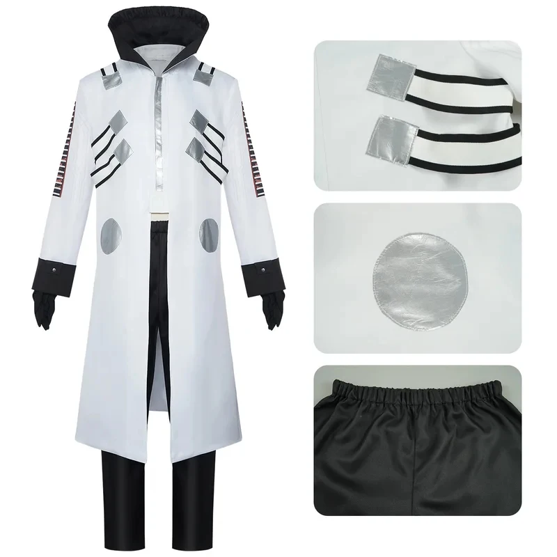 

Sonic the Hedgehog Dr. Eggman Cosplay Costume Red & White Uniform Full Set High Quality Comic Con Party Anime Outfr;5'b\7,k/