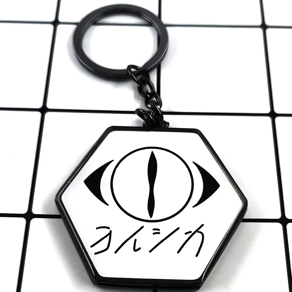 Yorushika Simple Double-sided Pattern Magnetic Mirror Japanese Music Organization Peripheral Makeup Mirror Keychain Pendant Gift