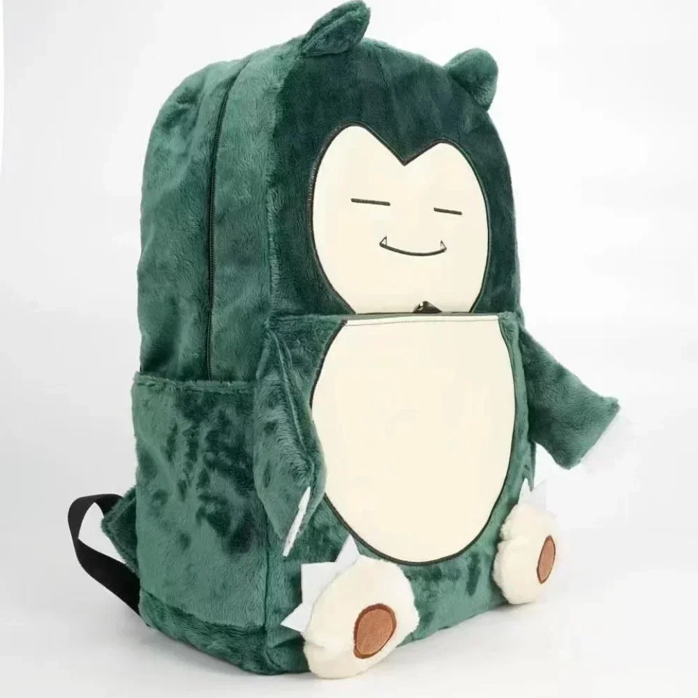 MINISO Switch pokemon pannolino bestia peluche zaino coppia borsa grande capacità zaino cartone animato studente classe Casual peluche zainetto