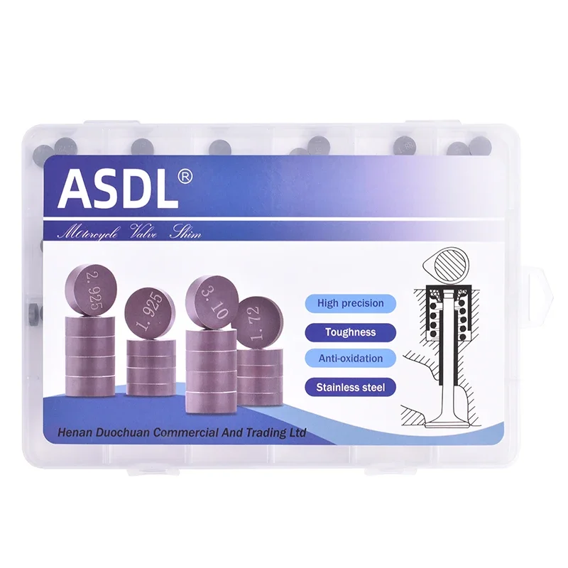 Motorcycle Engine Parts Adjustable Valve Pad Shims diameter 8.85-8.9 mm thickness 1.72mm-2.6mm Valve Shim Kit For KT/M 250 450