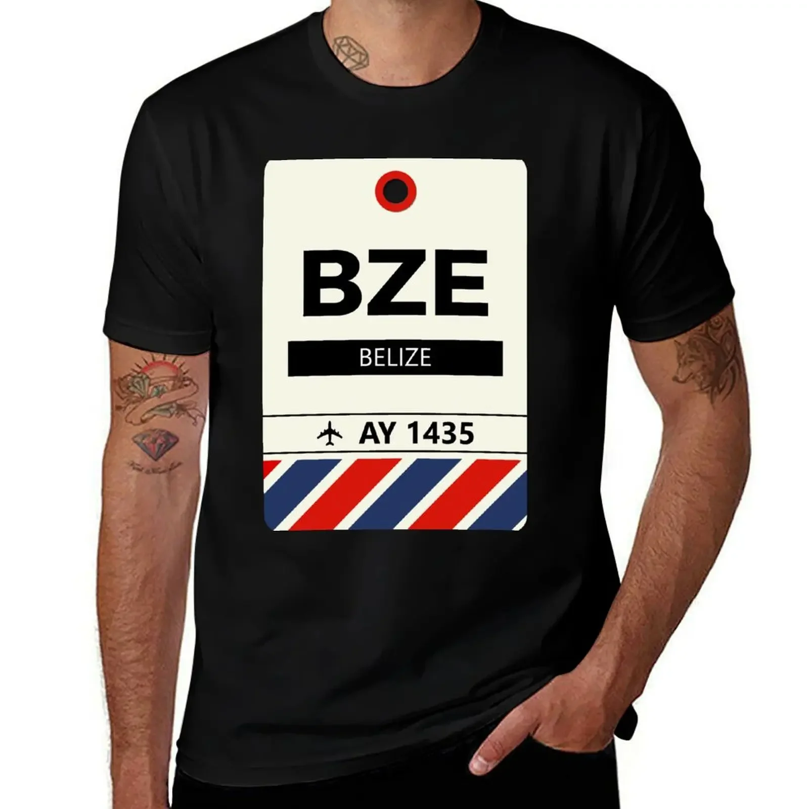 Belize T-Shirt anime clothes man clothes black t-shirts for men