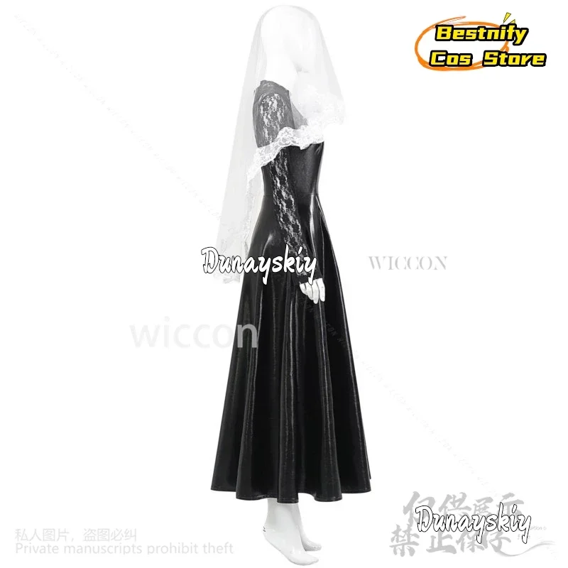 CosplayNew Anime Sakamoto Days Cosplay Osaragi Costume Wig Black PU Goth Dress Lolita Wigs For Halloween Christmas Party Customi