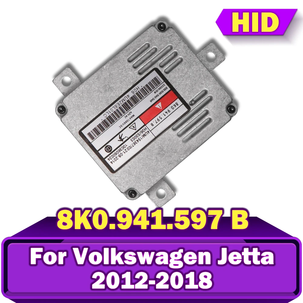 8K0941597 8K0941597B 8K0.941.597 B HID Xenon Ballast Control Module D3S D4S D3R D4R 1036060024 For VW Jetta 2012-2016 2017 2018