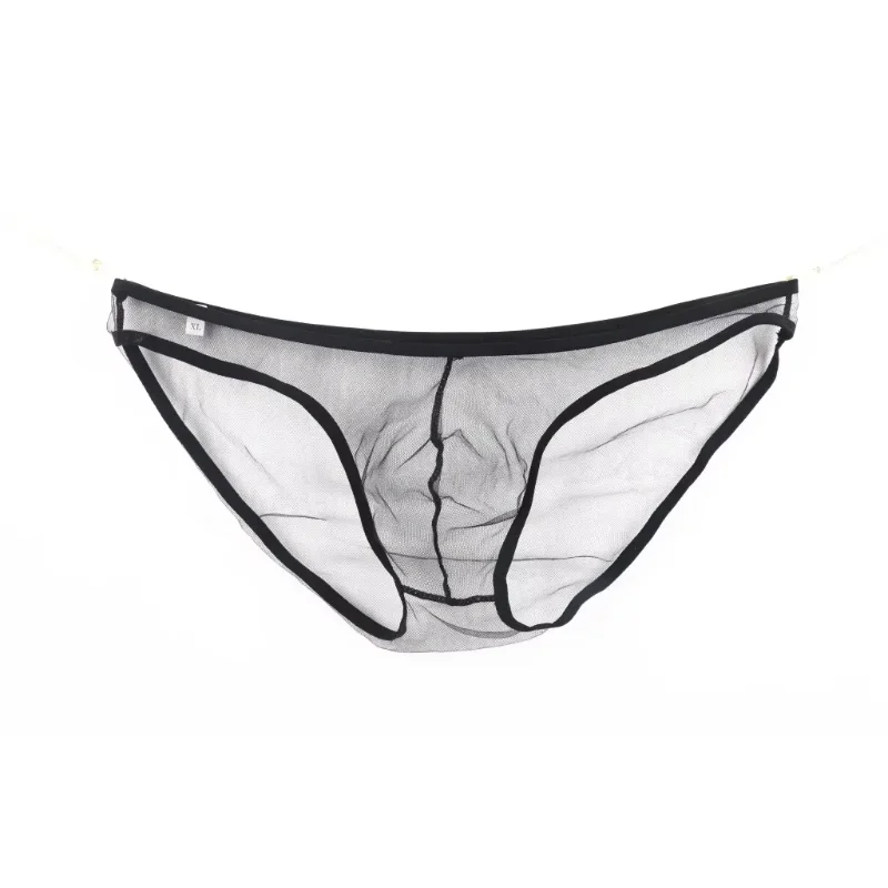 

Мужское нижнее белье, марлевая сумка, трусы с низкой посадкой, однотонные, Европейский код