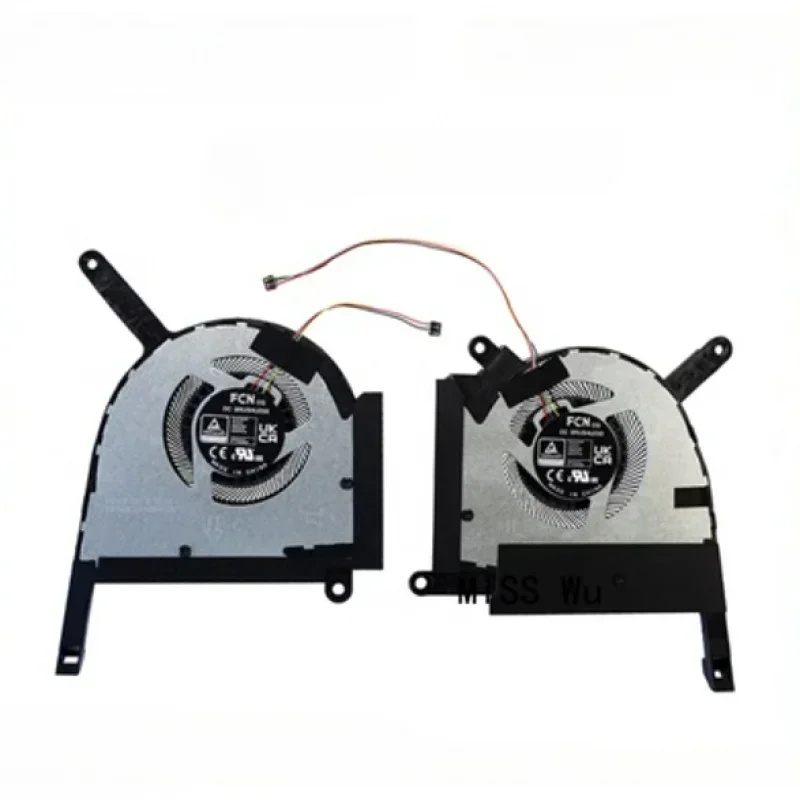 New Original laptop CPU GPU cooling fan for Asus 2022 TUF A15 fa507rm rtx3060 12V 1A 13nr09 f0t01011 13nr09j0t01011