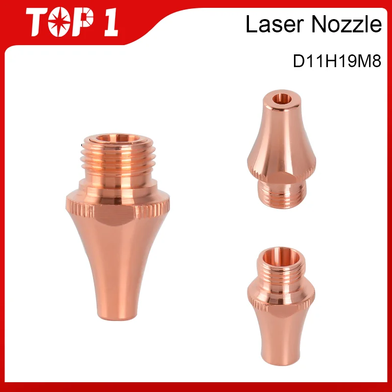 TOP1 10pcs Black Diamond Beveled 3D Laser Nozzle M8 High Power Pipe Cutting Machine Accessory for BOCI Fiber Cutting Head