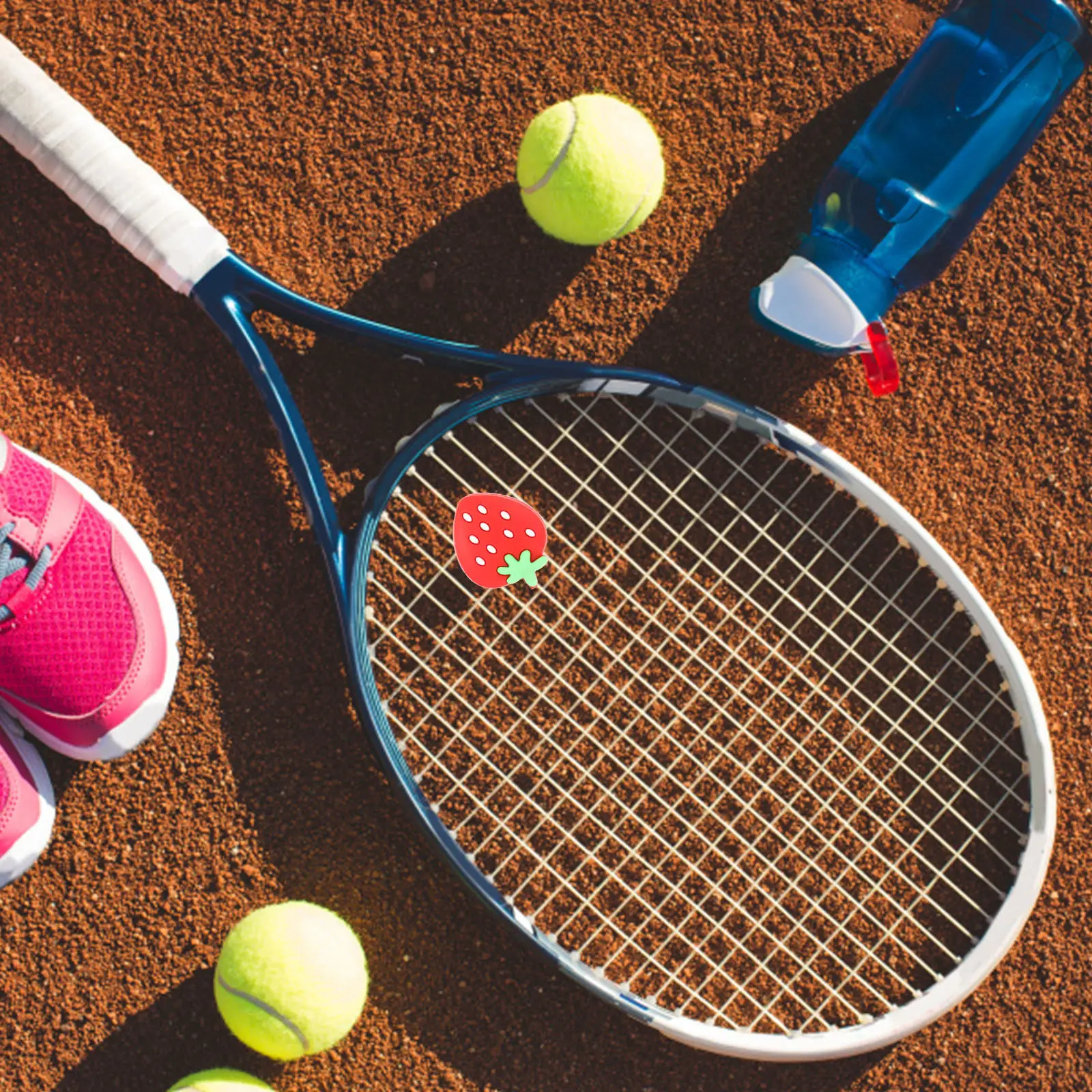 

6Pcs Tennis Racket Vibration Dampeners Tiny Silcone Shock Absorbers for Tennis Racquet Sports Gear Tiny Shocks Absorber