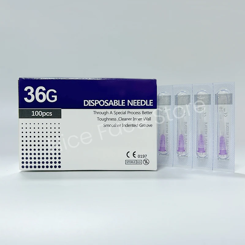100pcs/box Disposable 36G 4mm Needle Painless Small Needle Hand Tool