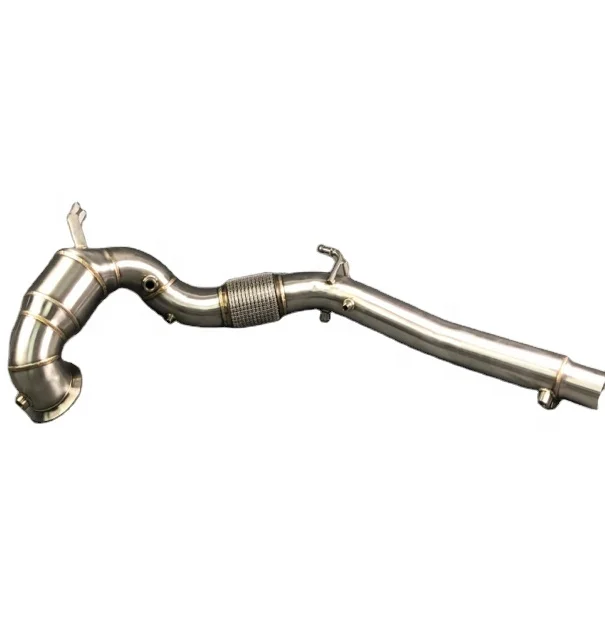 

High Flow Exhaust Downpipe For VW GOLF MK8 GTI 2.0T Exhaust Downpipe
