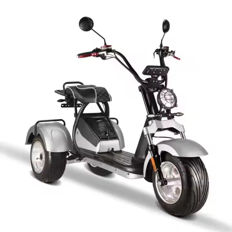 Clark is hot selling Trike Motorcycle 10inch Fat Tires COC 45km/h 4000w Citycoco Three Wheel Electric Scooter