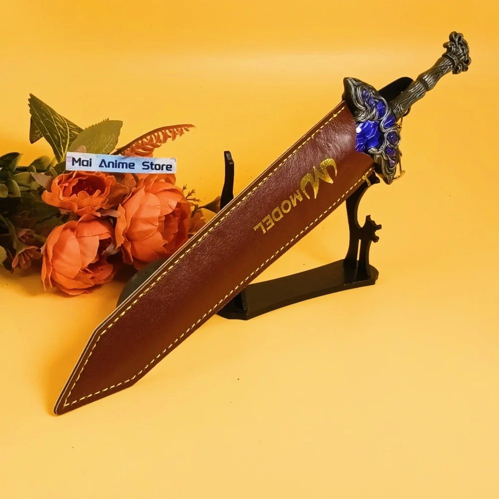 11 polegada elden katana anime elden faca de metal aço lazuli glintstone espada tamanho real original samurai sabre unsharp brinquedo presente