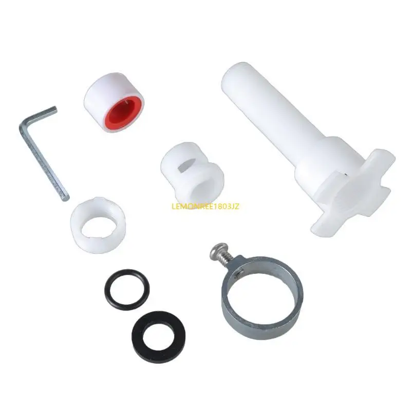 N58C Multifunction Bathtub Spout Adapter Includes Extension Nipple & Reducer Efficient 4 in 1 Tub Faucet Spout Adapter for