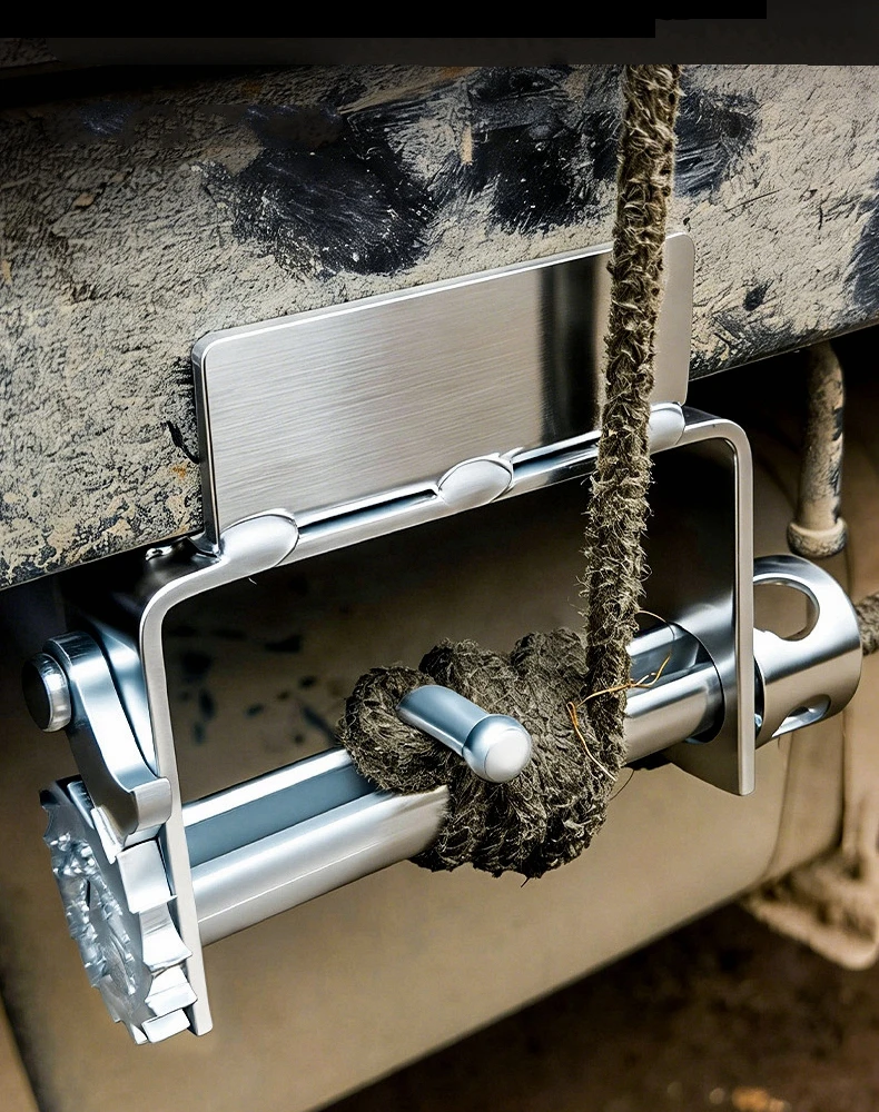 Sliding Bolt on Winch Compact Sliding Winch Car Cargo Handling Steel Professional Truck Rope Tightener Tensioner Tension Control