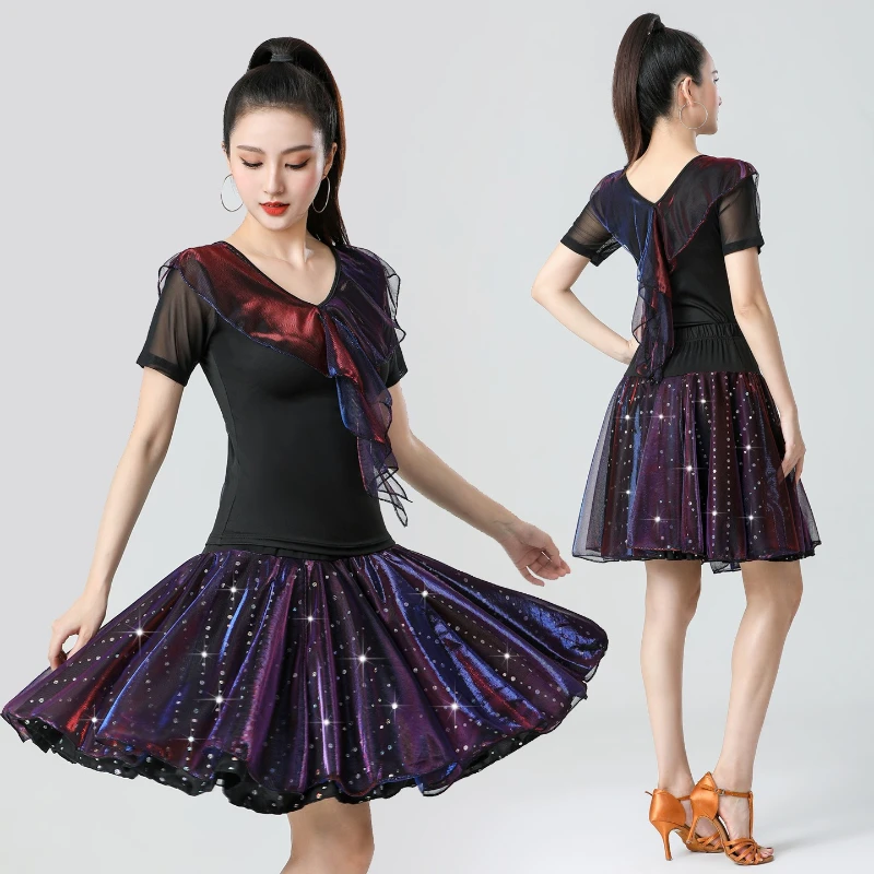 nuovo-abbigliamento-da-ballo-latino-premium-alla-moda-comodo-set-da-ballo-moderno-per-sala-da-ballo-abito-da-spettacolo-con-orlo-arricciato