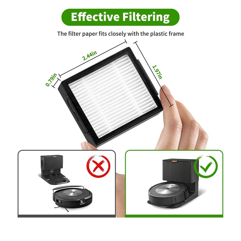 Piezas de repuesto para aspiradora Irobot Roomba I1 + I7 I7 + I3 + I4 + I6 + I8 +/Plusj7 + E5 E6 E7 I E & J Series