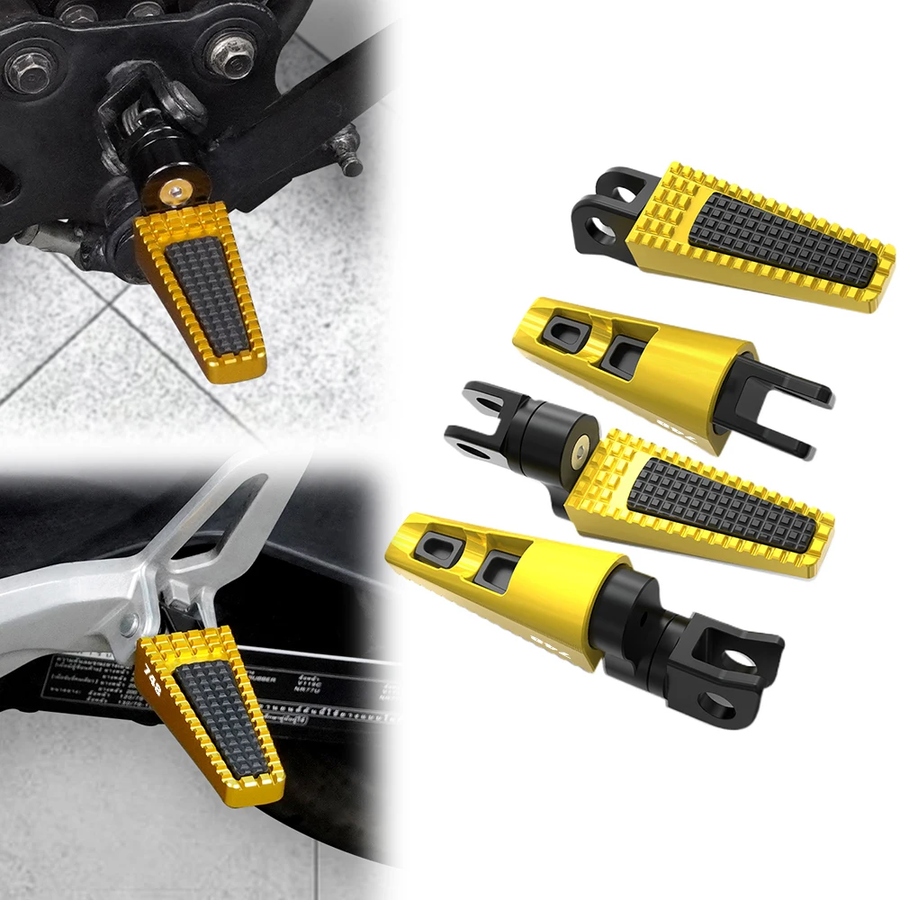 Motorcycle Adjustable Front and Rear Foot Pegs Footrests Pedal For Ducati 748 Strada Biposto 1995-2003 748 S Biposto 1997-2003