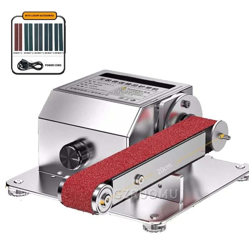29MM Belt Sander Grinder Knife Cutter Edges Sharpener Electric Grinder Belt DIY Polishing Grinding Stepless Speed Regulation