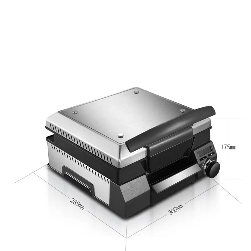 Parrilla eléctrica para bistec, máquina de carne para el hogar, plancha para freír, Parrilla de mesa profesional, sartén eléctrica para bistec