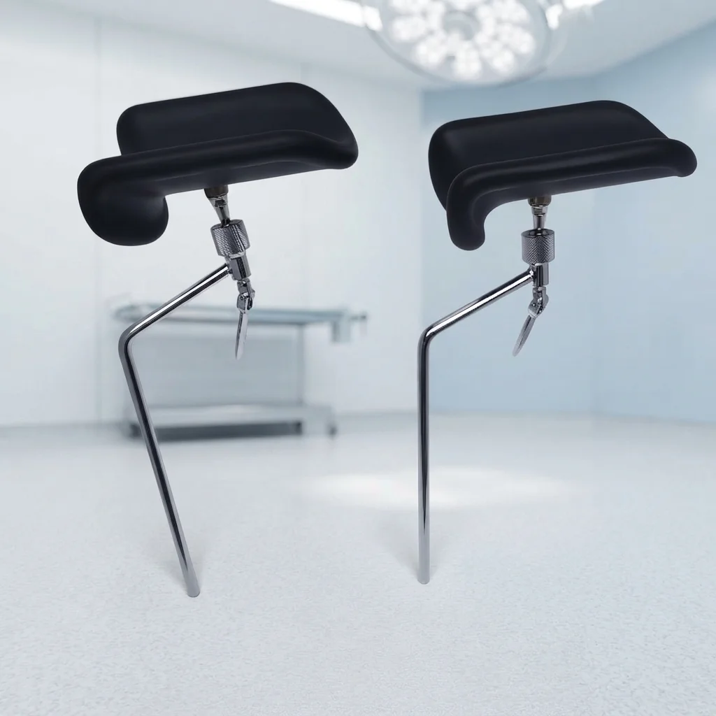 Operating table, leg support frame, leg support examination, factory direct sales,  excellent, (left and right) 1pair