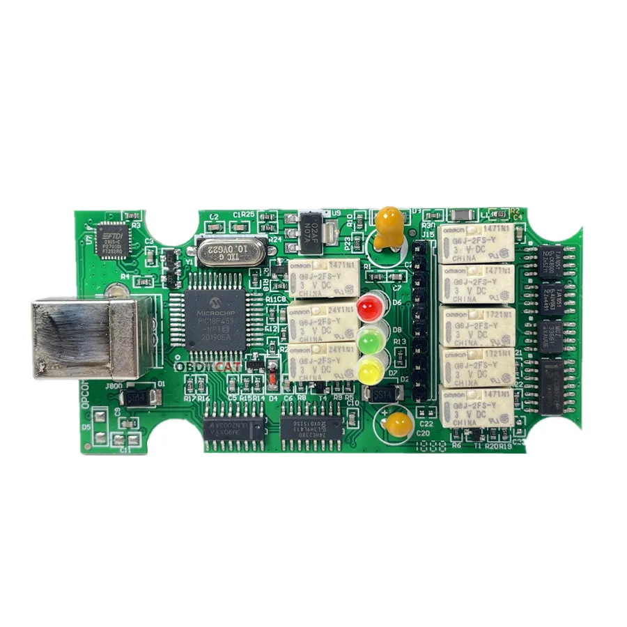 OPCOM-escáner de diagnóstico de coche, accesorio para op-e-l, OP COM 2021 PIC18F458 FTDI FT232RQ Chip, OP-COM V2021, 1,95, 2021