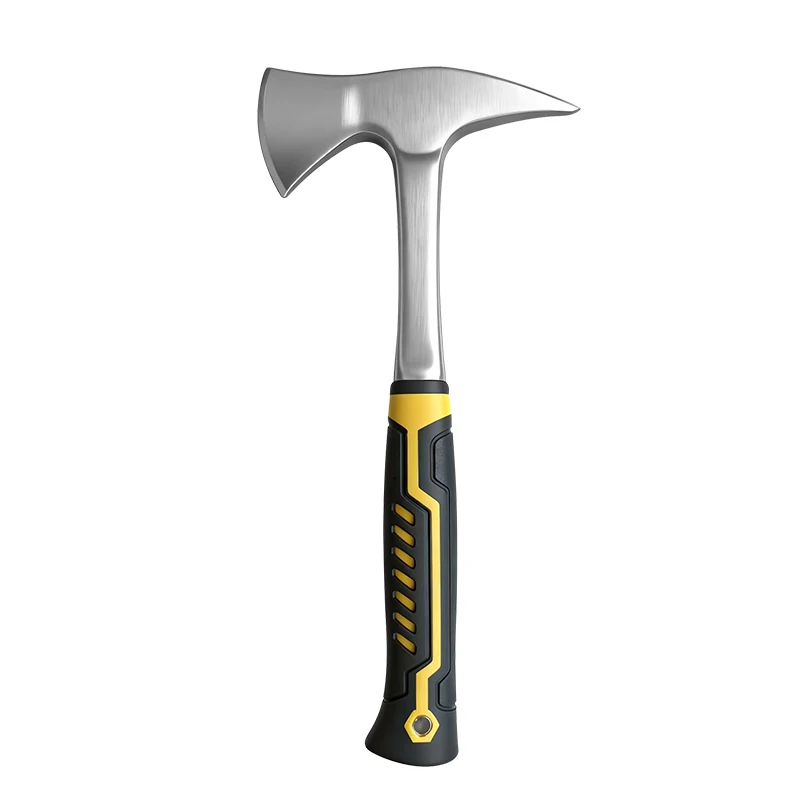 

2 in1 Axe Hammer Combo Tool One-Piece Steel Multi-Functional Woodworking Striking Chopping Tool with Non-Slip Grip