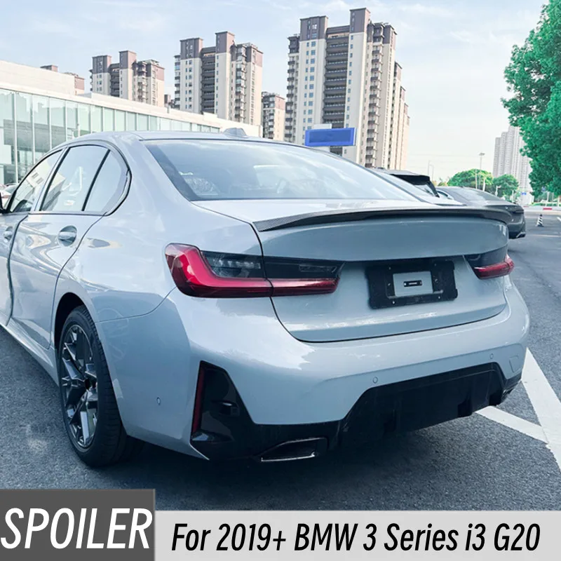 

For 2019+ BMW 3 Series i3 G20 325i 330i ABS Plastic Car Rear Trunk Lid Car Spoiler Wings Tuning Accessories part
