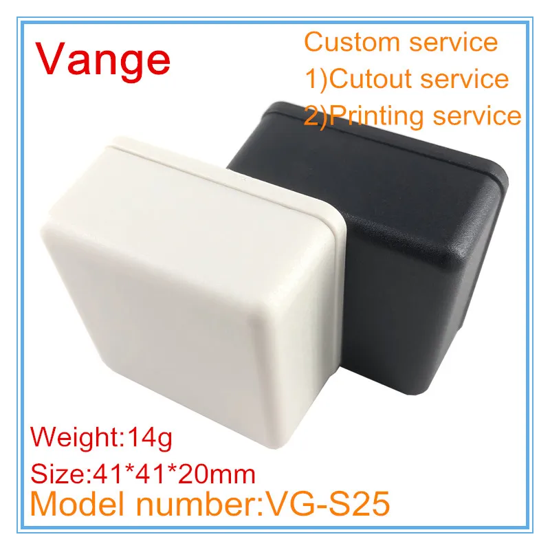 Vange PCB diy project box 41*41*20mm ABS plastic instrument case