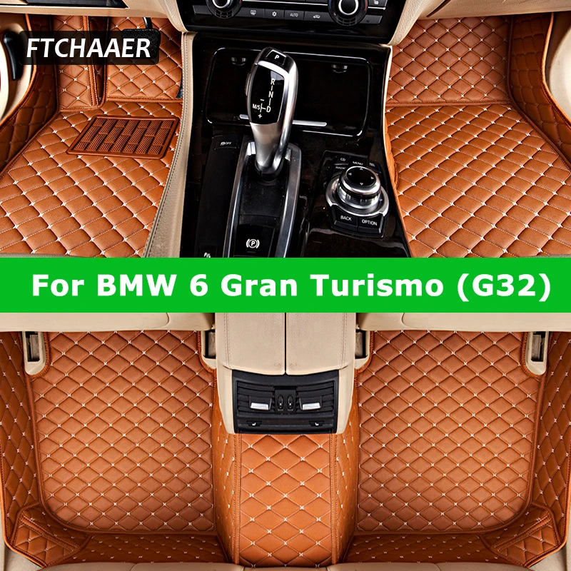 

FTCHAAER Custom Car Floor Mats For BMW 6GT 6 Gran Turismo (G32) Auto Carpets Foot Coche Accessorie