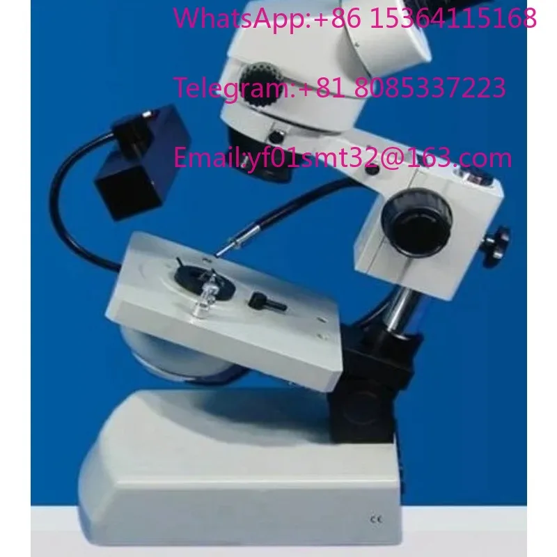 MG-7 Spiral Arm Fiber Optic Microscope Gemstone Jewelry Identification Instrument For Gem Checking
