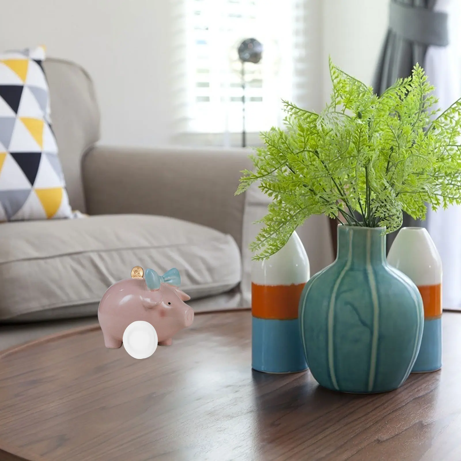 5pcs Round Pvc Stoppers For Piggy Bank Saving Box Replacement Caps Jar Bottom Plugs Stopper Assorted Sizes Insurance Cabinet