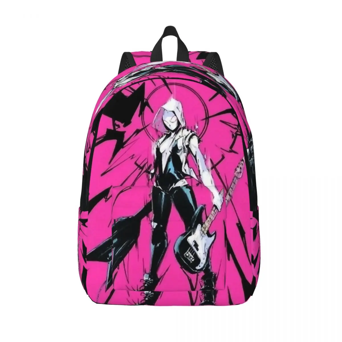 Spiderman Spiderverse Superhero Fashion Backpack Sports High School Work Gwen Daypack for Men Women Laptop Shoulder Bag