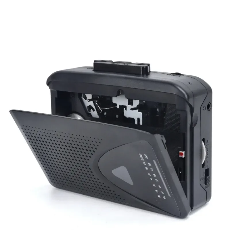 Portable Cassette Player AM FM Radio Vintage Tape Drive Retro Music Audio Device for Home Travel Gift