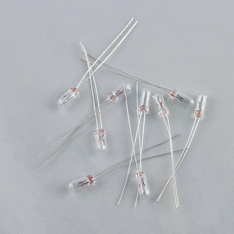 10pcs/lot Miniature 0.07A 3mm 4mm 5mm 3V/6V/9V/12V/24V Mini Lamp Light Bulb Edison Incandescent Filament Rice
