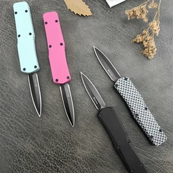 Mini A07 Pocket Knife Hunting Tactical Knife Zinc Alloy Handle Assisted Outdoor Survival Self Defense Rescue EDC  Folding Knife