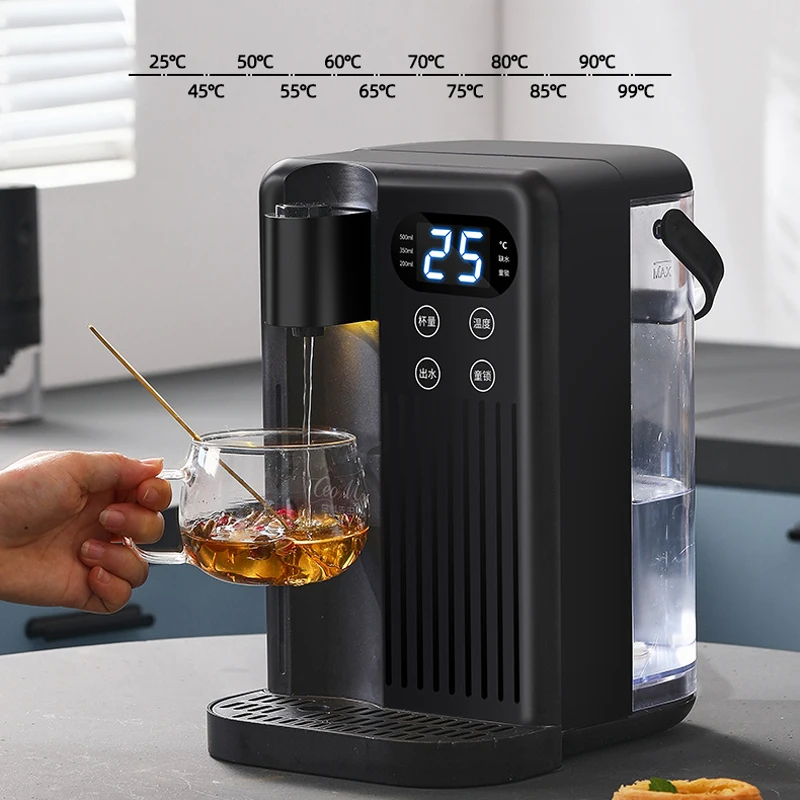 3L インスタント温水ディスペンサー チャイルドロック付き 調節可能な 12 温度 高速加熱 滑り止め湯沸かしウォーマー 卓上用