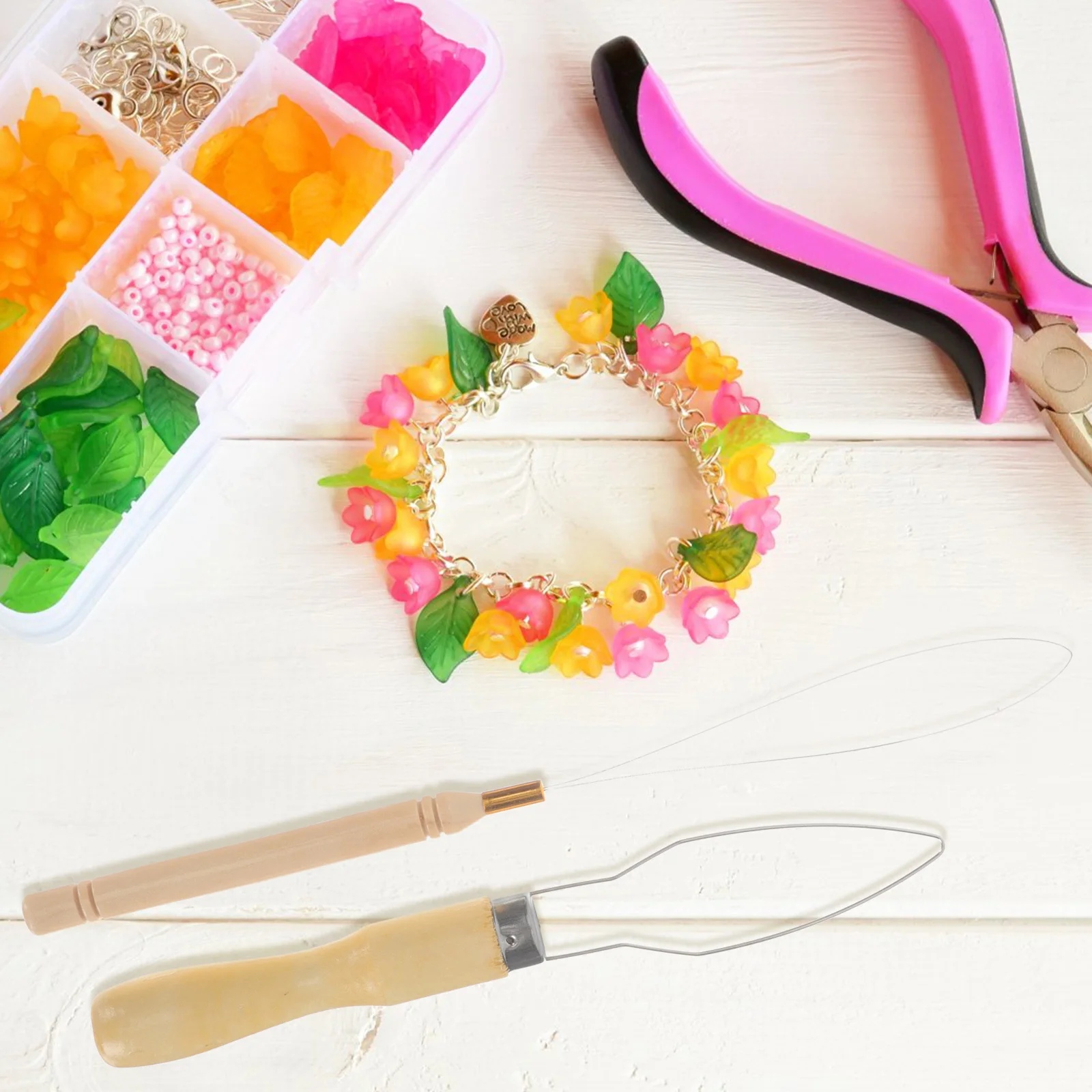 5 قطعة إبر الديكور حبة عراف للشعر DIY بها بنفسك أدوات الديكور ممتازة توفير الوقت مطرز الأطباق أداة لتقوم بها بنفسك أدوات الخرزة